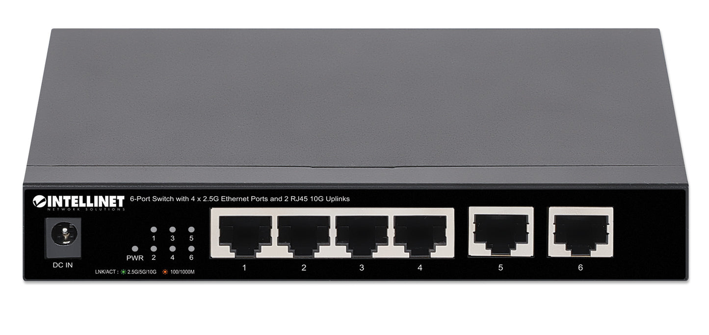 6-Port Switch with 4 x 2.5G Ethernet Ports and 2 RJ45 10G Uplinks Image 3