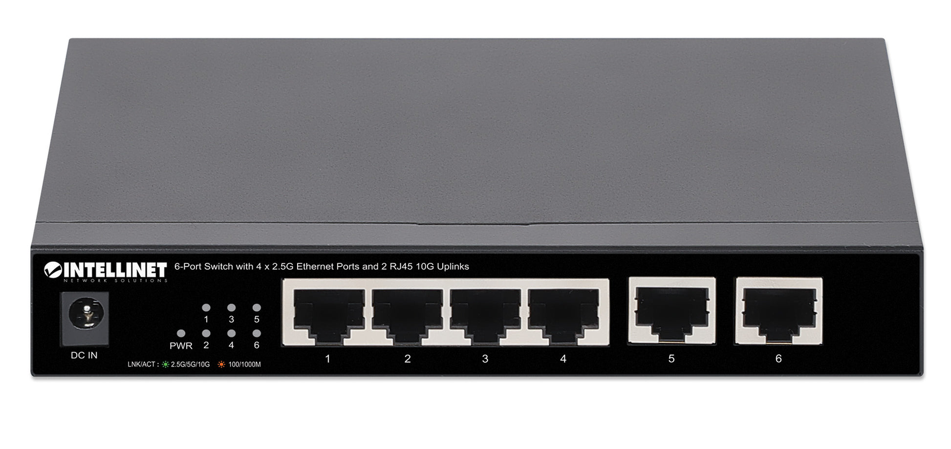 6-Port Switch with 4 x 2.5G Ethernet Ports and 2 RJ45 10G Uplinks Image 3