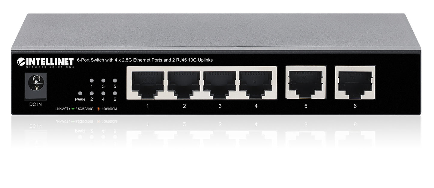 6-Port Switch with 4 x 2.5G Ethernet Ports and 2 RJ45 10G Uplinks Image 5