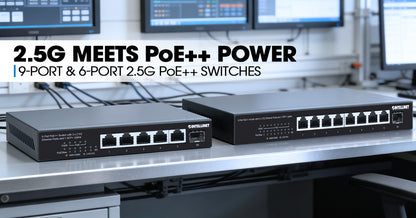 6-Port PoE++ Switch with 5 x 2.5G Ethernet Ports and 1 SFP+ Uplink Image 10