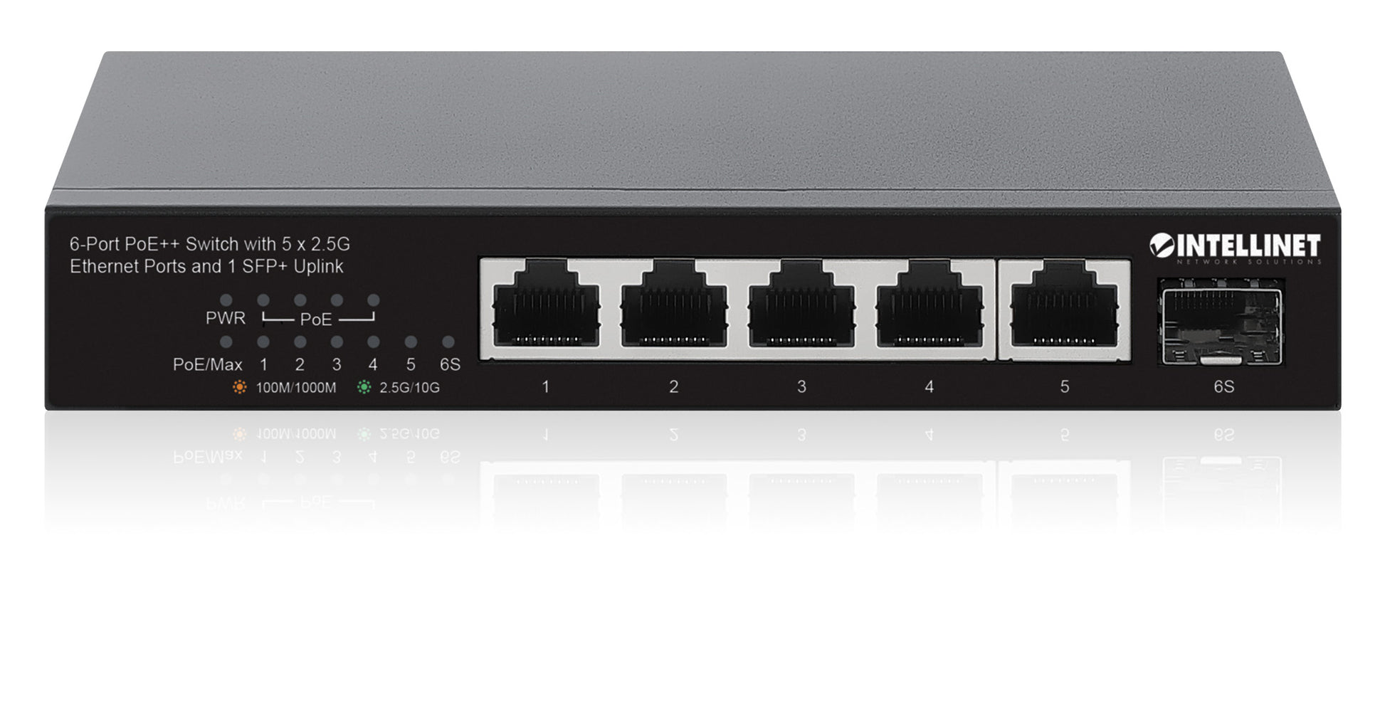 6-Port PoE++ Switch with 5 x 2.5G Ethernet Ports and 1 SFP+ Uplink Image 5