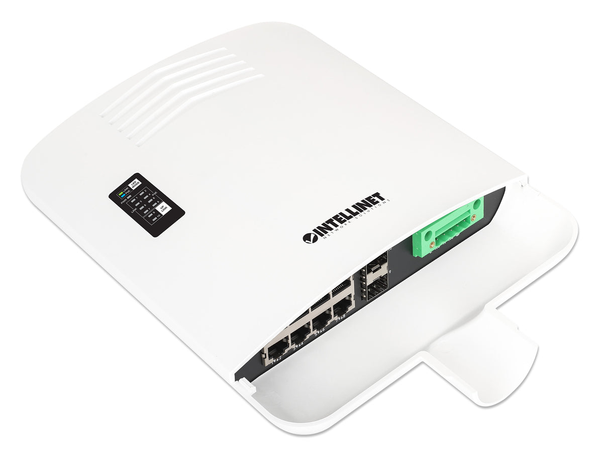 Outdoor 10-Port L2+ Smart Managed PoE+ Switch with 8 Gigabit Ethernet Ports and 2 SFP Uplinks Image 9