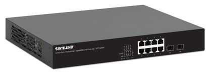 10-Port PoE++ Switch with 8 Gigabit Ethernet Ports and 2 SFP Uplinks Image 2