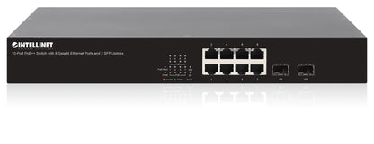 10-Port PoE++ Switch with 8 Gigabit Ethernet Ports and 2 SFP Uplinks Image 5