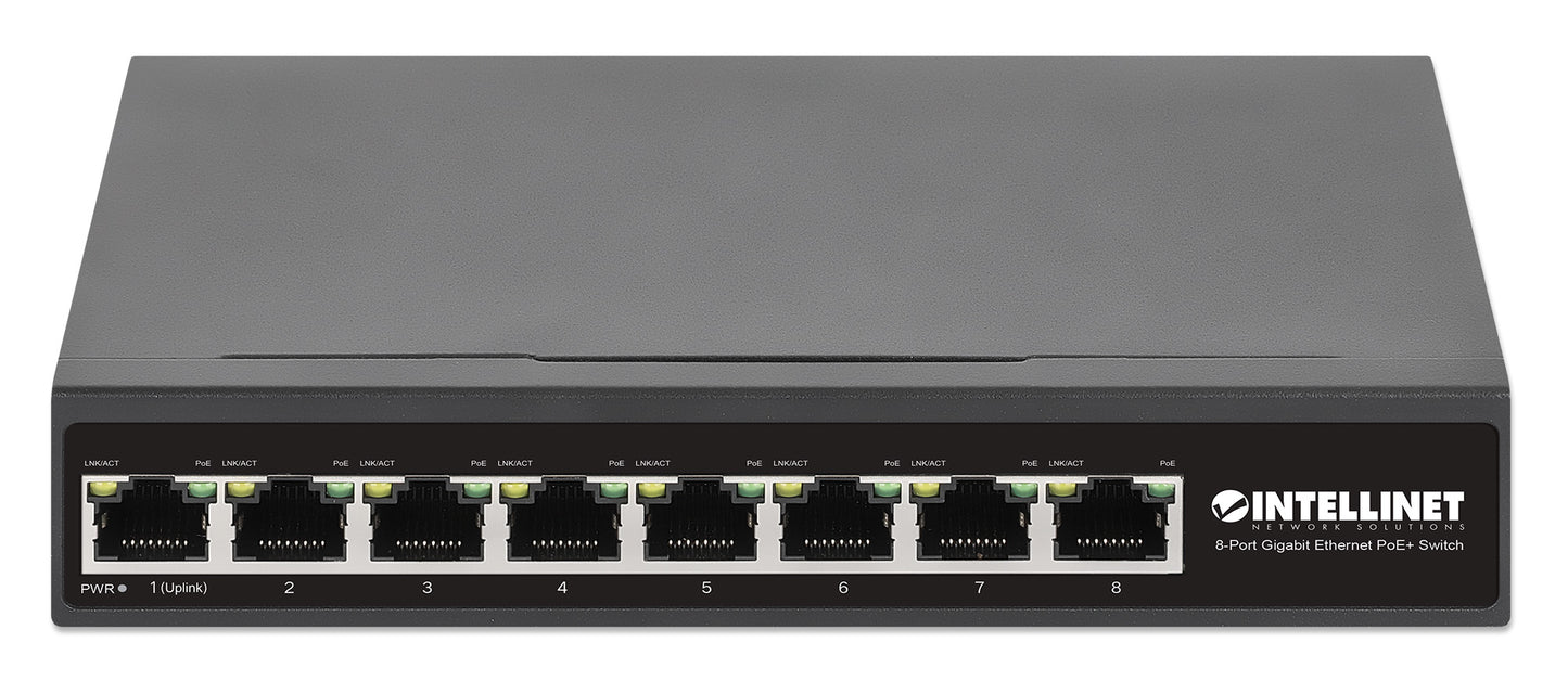 8-Port Gigabit Ethernet PoE+ Switch Image 3