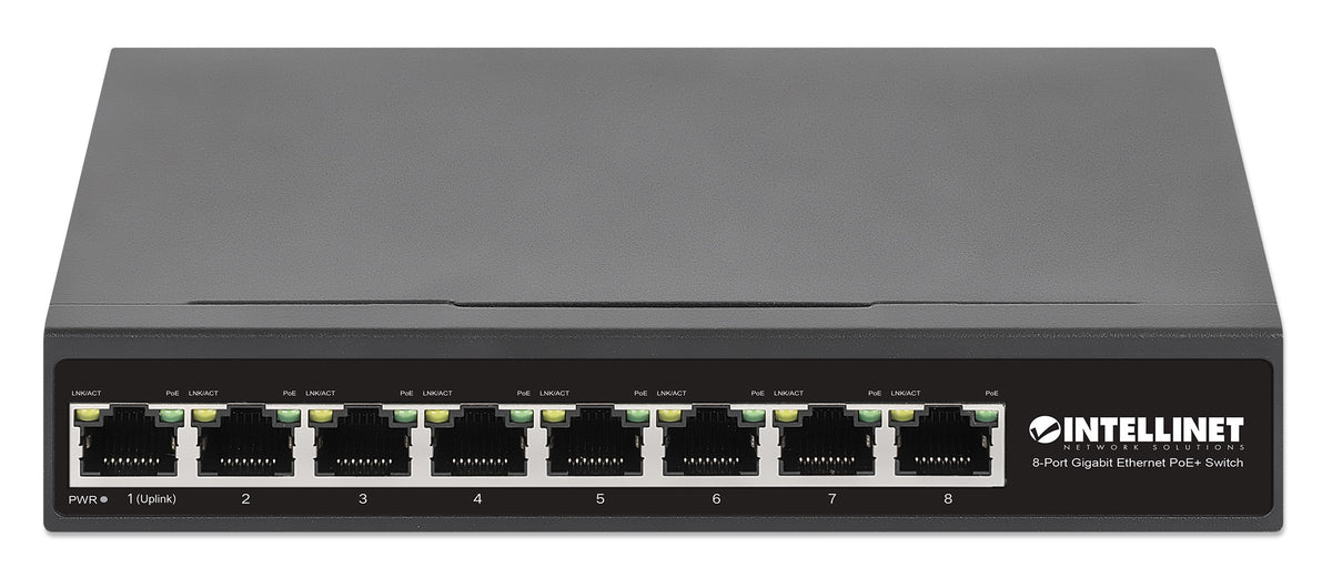 8-Port Gigabit Ethernet PoE+ Switch Image 3
