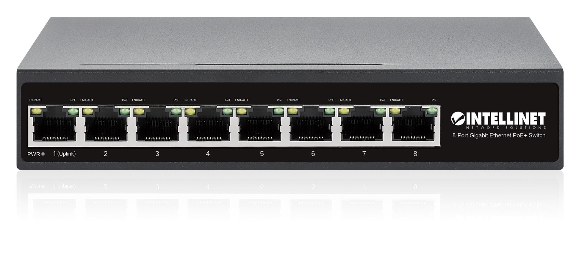 8-Port Gigabit Ethernet PoE+ Switch Image 5