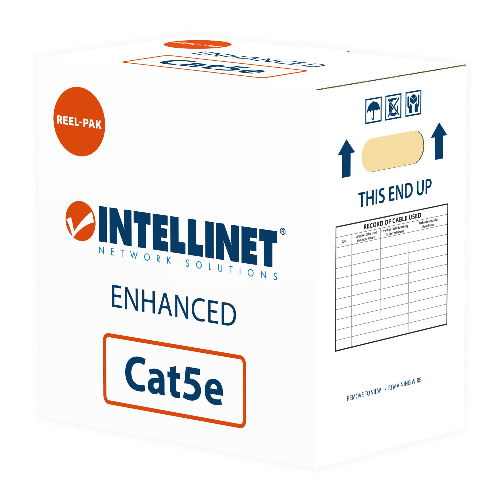 Cat5e Stranded Bulk Cable, CCA, 305 m Packaging Image 2