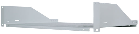 19" Cantilever Shelf, 2U, 350 mm (13.8 in.) Depth, Gray Image 1