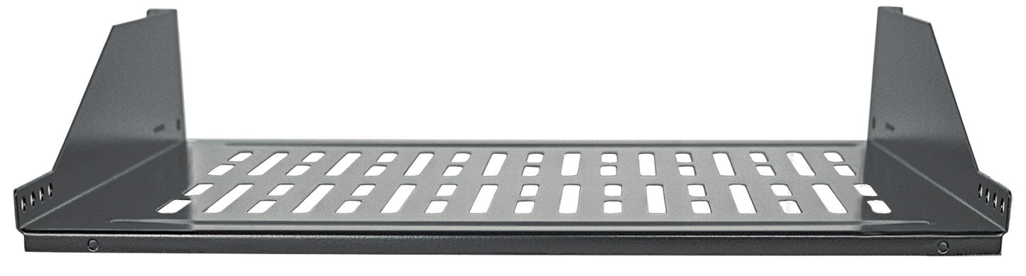 19" Cantilever Shelf, 2U, 350 mm (13.8 in.) Depth, Black Image 4