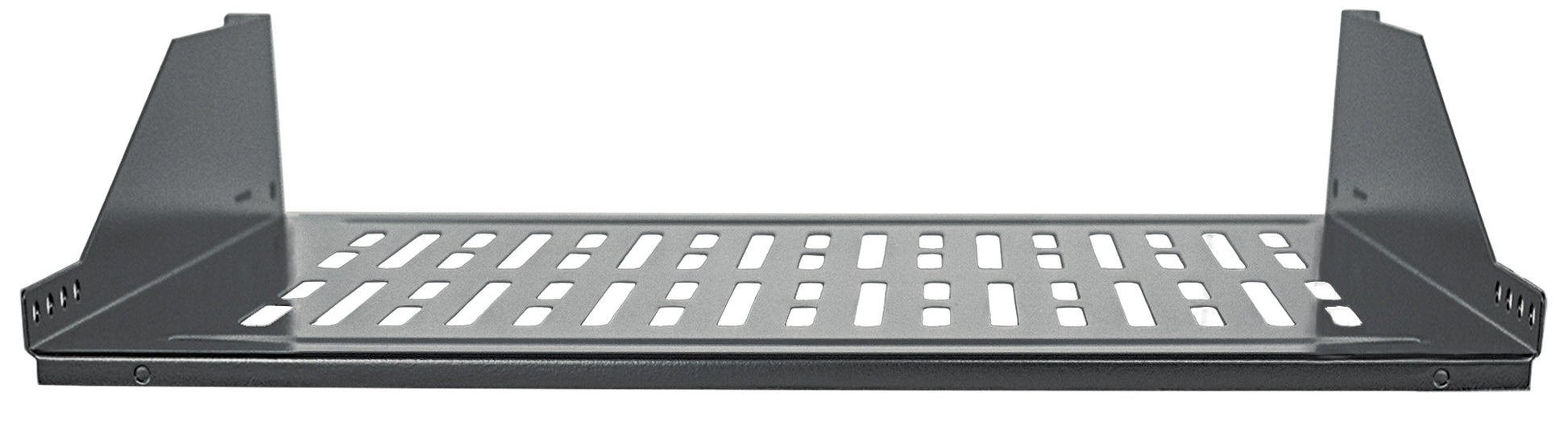 19" Cantilever Shelf, 2U, 350 mm (13.8 in.) Depth, Black Image 4