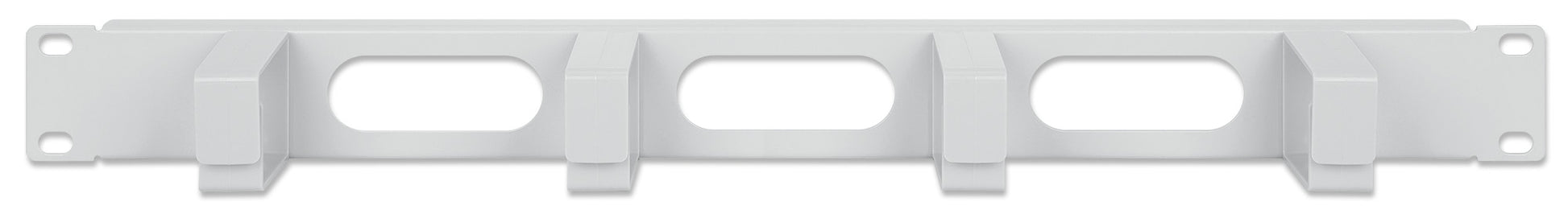 19" Cable Management Panel, 1U, Gray Image 3