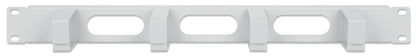19" Cable Management Panel, 1U, Gray Image 3