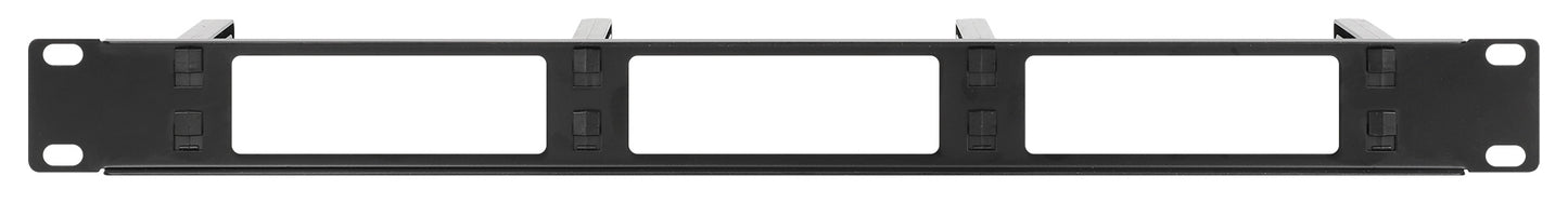 19" Cable Management Panel, 1U, Black Image 4