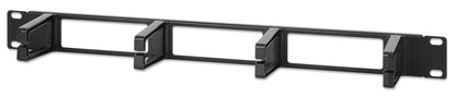 19" Cable Management Panel, 1U, Black Image 1