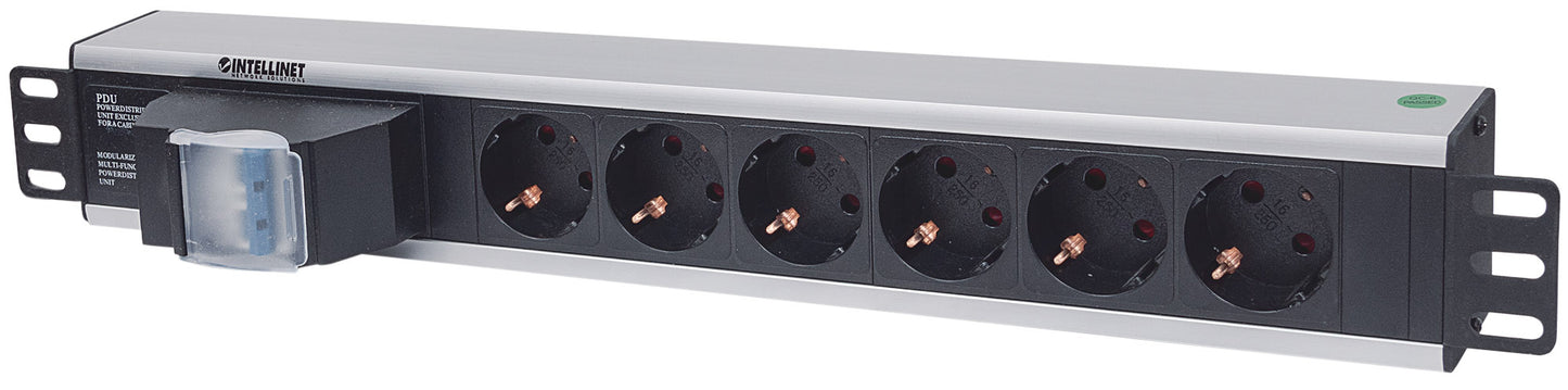 19" 1.5U Rackmount 6-Output Power Distribution Unit (PDU) Image 1