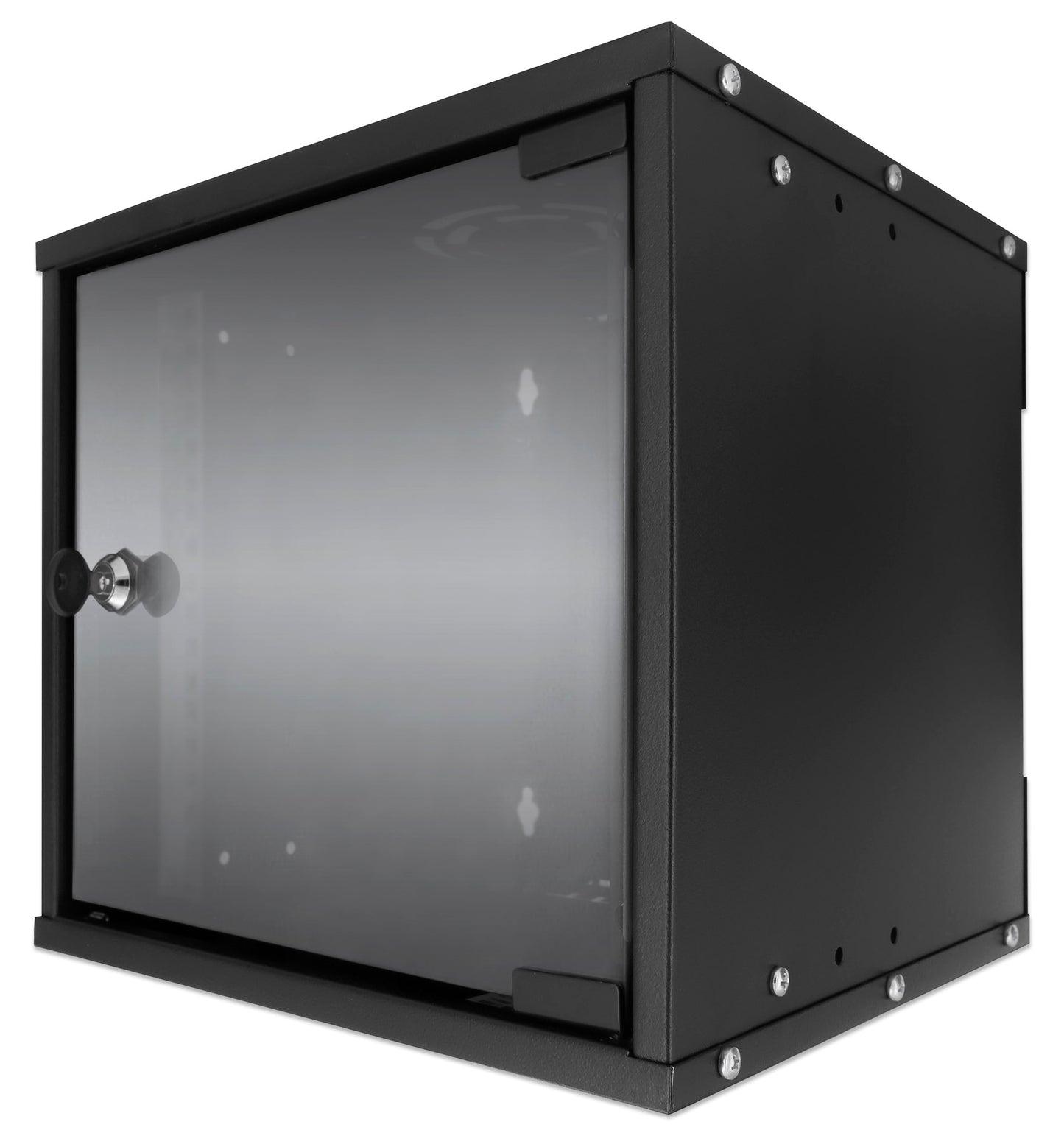 6U 10" Wallmount Cabinet, 300 mm (11.8 in.) Depth, Black Image 1