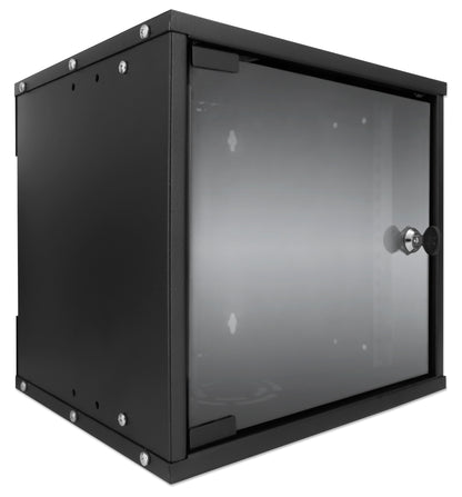 6U 10" Wallmount Cabinet, 300 mm (11.8 in.) Depth, Black Image 2