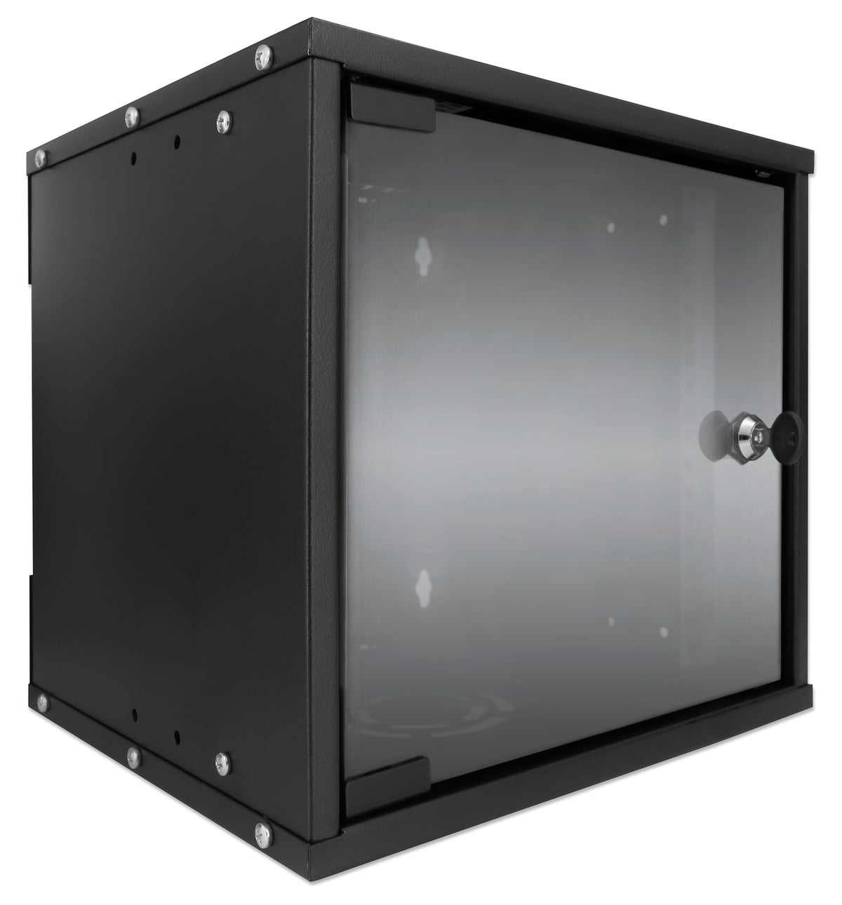 6U 10" Wallmount Cabinet, 300 mm (11.8 in.) Depth, Black Image 2