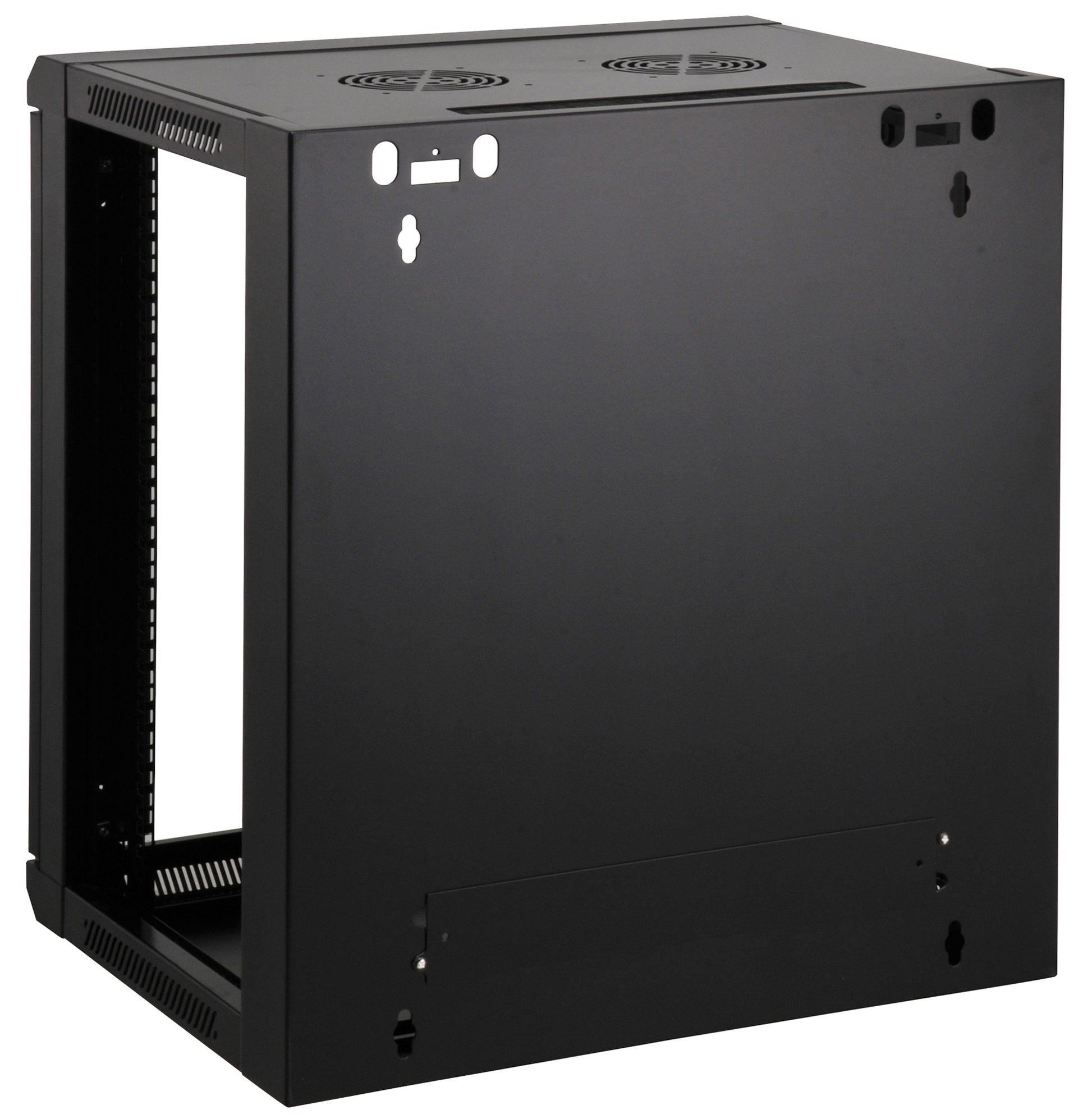 6U 19" Wall Mount Network Cabinet, Standard Line, 450 mm (17.7 in.) Depth, Black Image 4
