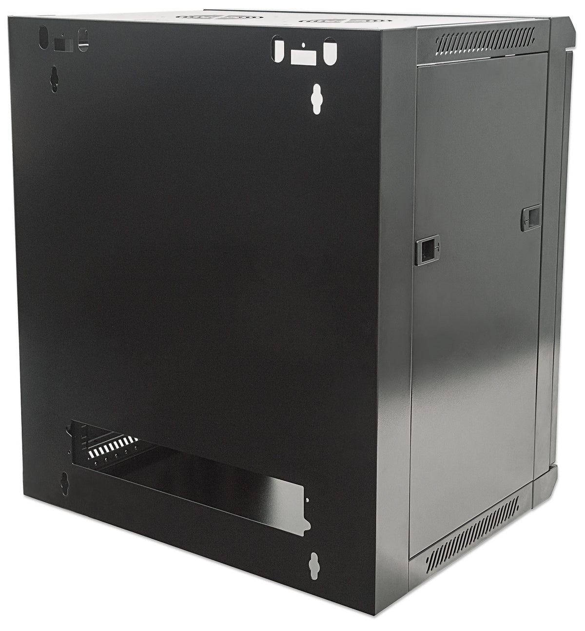 6U 19" Wall Mount Network Cabinet, Standard Line, 450 mm (17.7 in.) Depth, Black Image 6