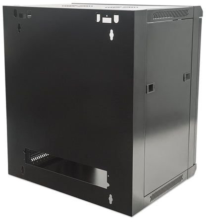 6U 19" Wall Mount Network Cabinet, Standard Line, 450 mm (17.7 in.) Depth, Black Image 6