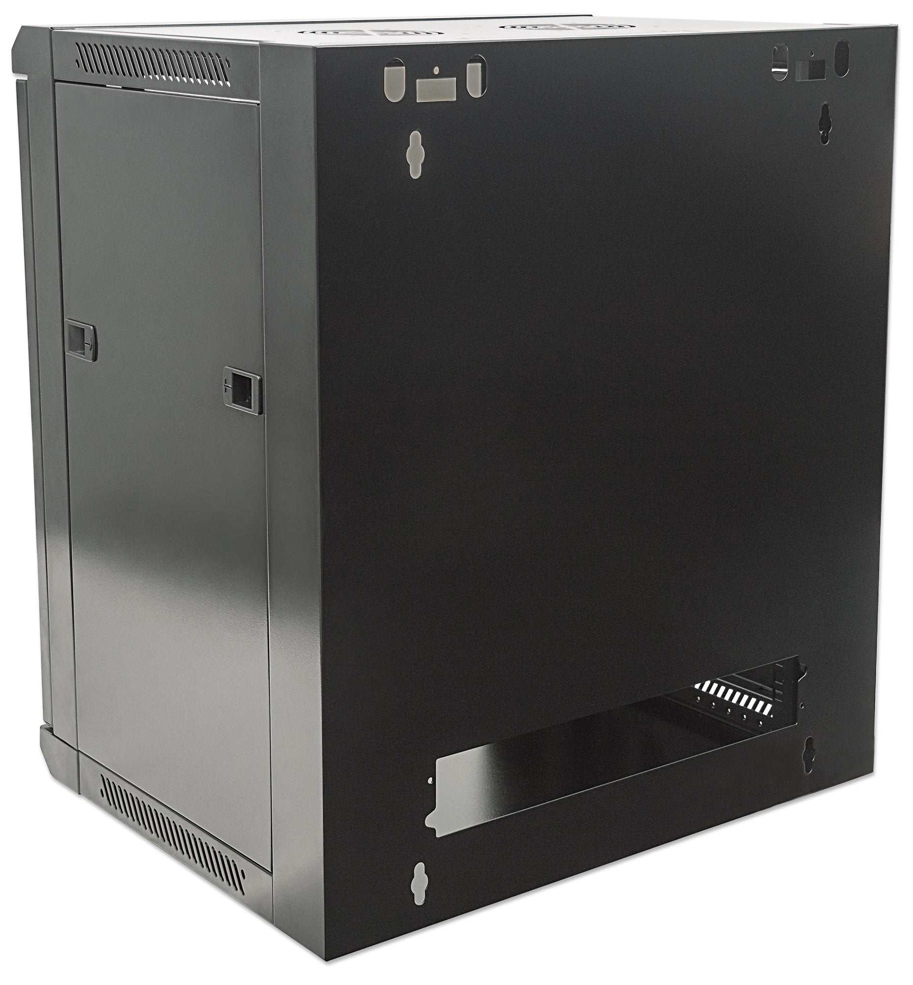 6U 19" Wall Mount Network Cabinet, Standard Line, 450 mm (17.7 in.) Depth, Black Image 7