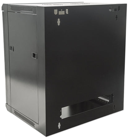 6U 19" Wall Mount Network Cabinet, Standard Line, 450 mm (17.7 in.) Depth, Black Image 7