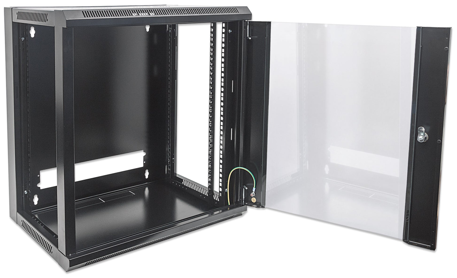 6U 19" Wall Mount Network Cabinet, Standard Line, 450 mm (17.7 in.) Depth, Black Image 8