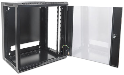 6U 19" Wall Mount Network Cabinet, Standard Line, 450 mm (17.7 in.) Depth, Black Image 8