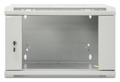19" Wallmount Cabinet, 6U, 450 mm (17.7 in.) Depth, Gray Image 3
