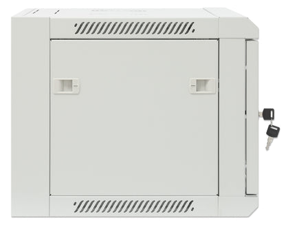 19" Wallmount Cabinet, 6U, 450 mm (17.7 in.) Depth, Gray Image 5