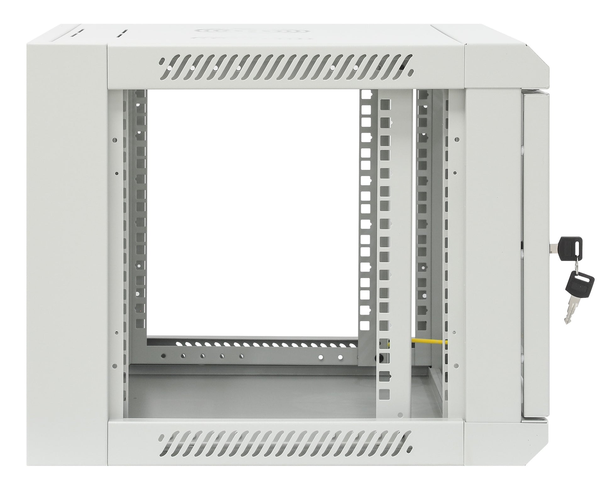 19" Wallmount Cabinet, 6U, 450 mm (17.7 in.) Depth, Gray Image 7