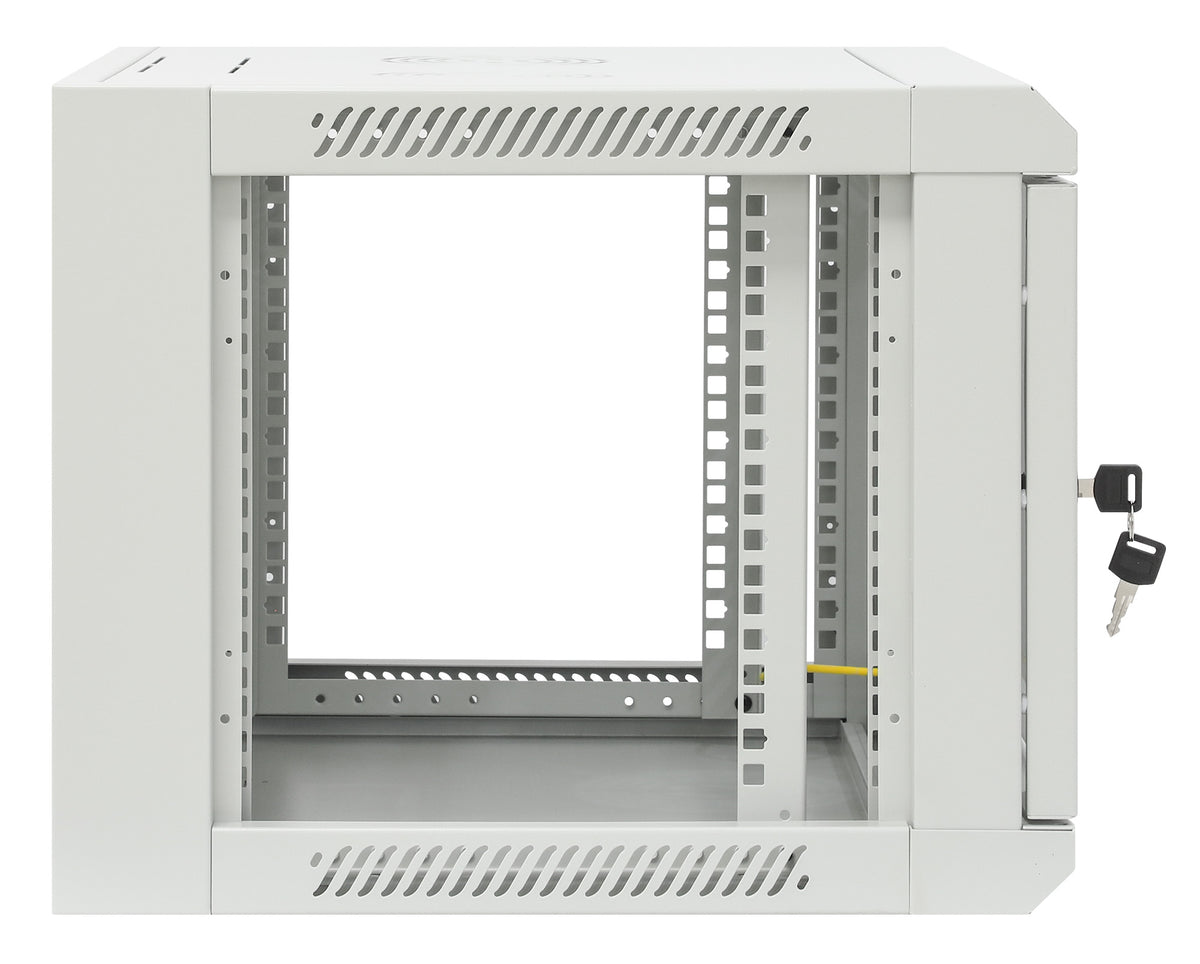 19" Wallmount Cabinet, 6U, 450 mm (17.7 in.) Depth, Gray Image 7