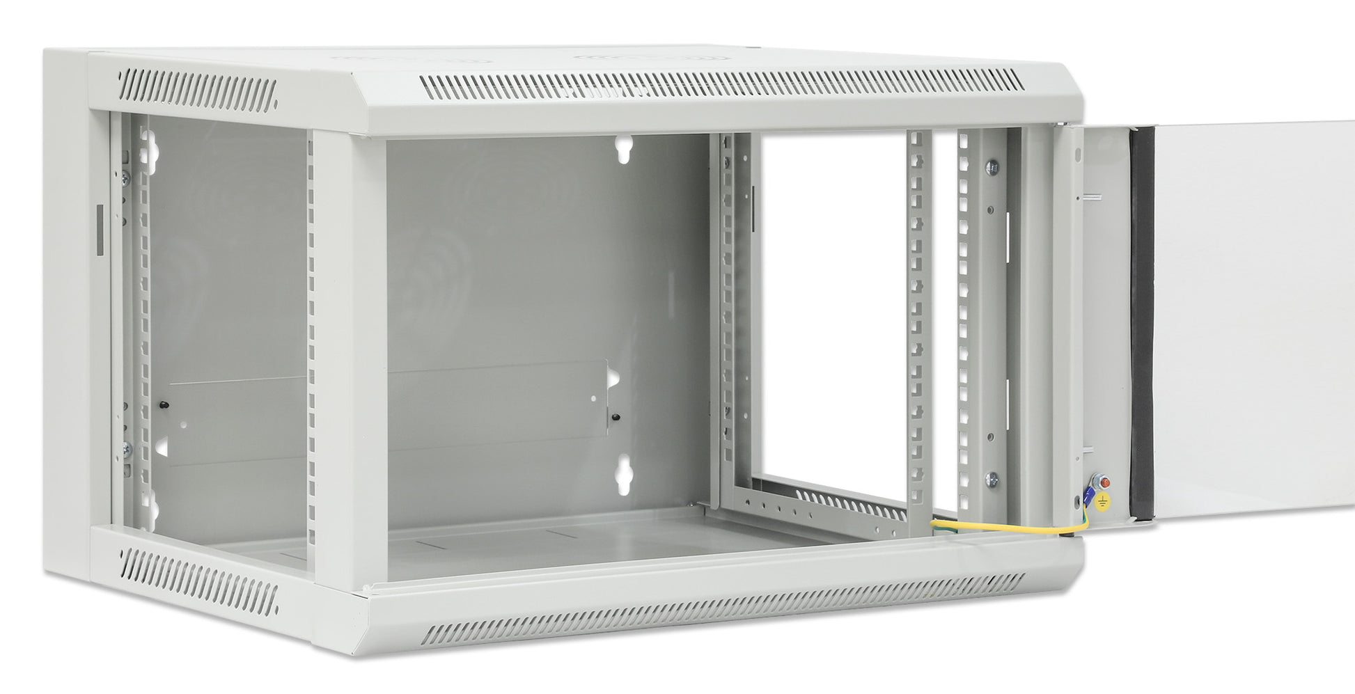 19" Wallmount Cabinet, 6U, 450 mm (17.7 in.) Depth, Gray Image 8