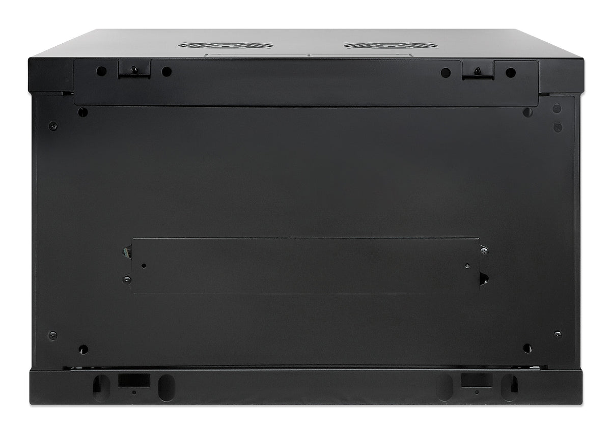 6U 19" Wall Mount Network Cabinet, Standard Line, 450 mm (17.7 in.) Depth, Black Image 4