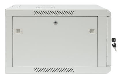 19" Wallmount Cabinet, 6U, 600 mm (23.6 in.) Depth, Gray Image 5