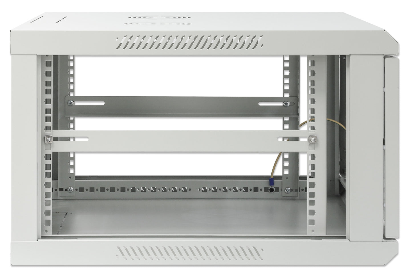 19" Wallmount Cabinet, 6U, 600 mm (23.6 in.) Depth, Gray Image 6