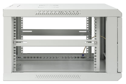 19" Wallmount Cabinet, 6U, 600 mm (23.6 in.) Depth, Gray Image 6
