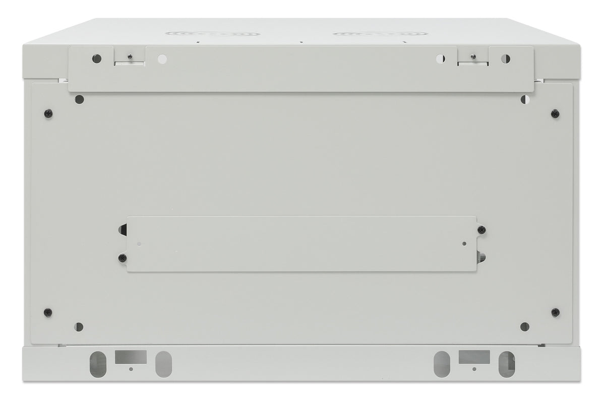 19" Wallmount Cabinet, 6U, 600 mm (23.6 in.) Depth, Gray Image 7