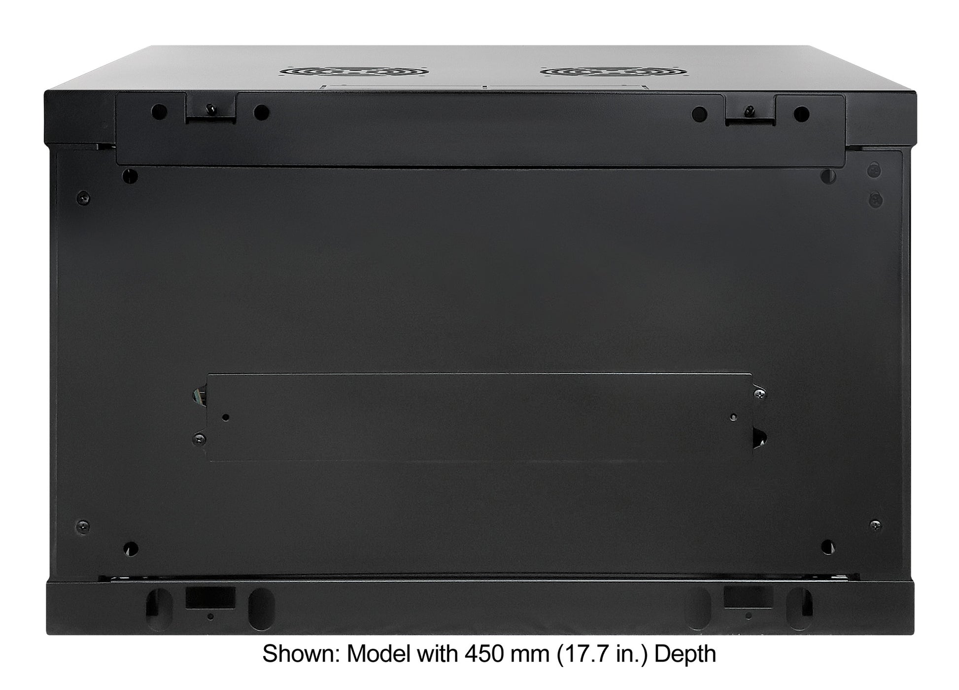 6U 19" Wall Mount Network Cabinet, Standard Line, 600 mm (23.6 in.) Depth, Black Image 4