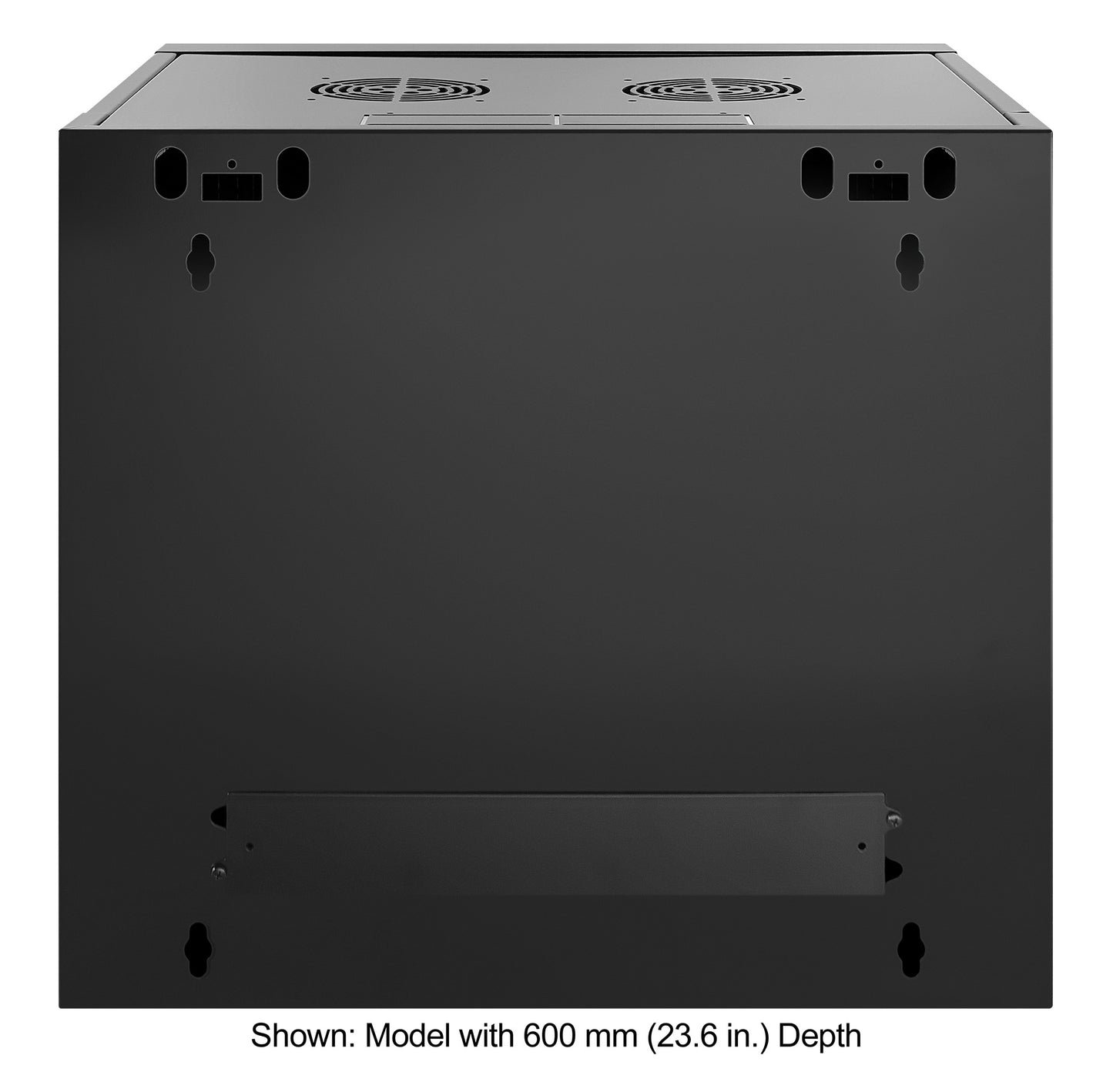 9U 19" Wall Mount Network Cabinet, Standard Line, 450 mm (17.7 in.) Depth, Black Image 4