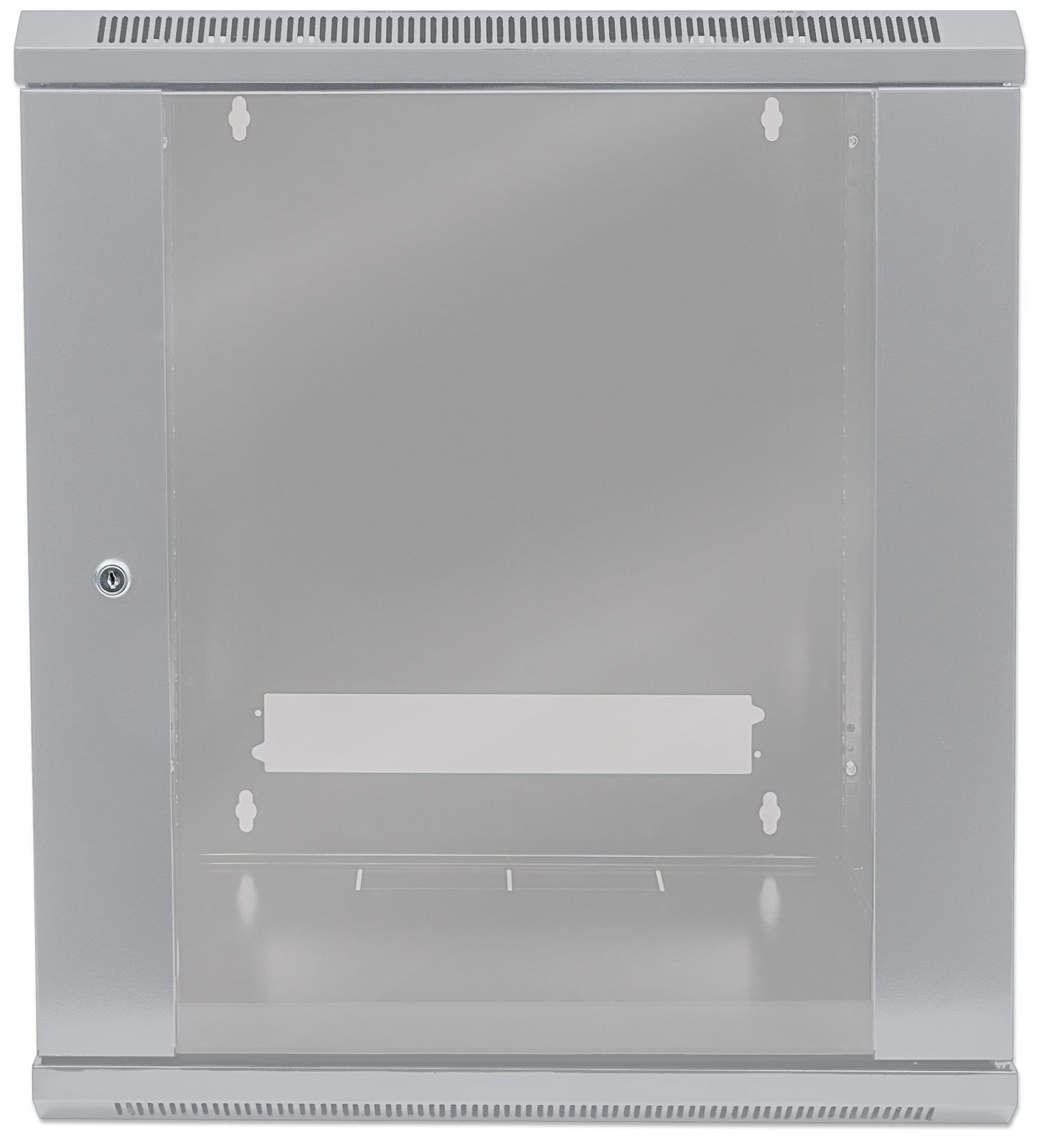 9U 19" Wall Mount Network Cabinet, Standard Line, 450 mm (17.7 in.) Depth, Gray Image 4