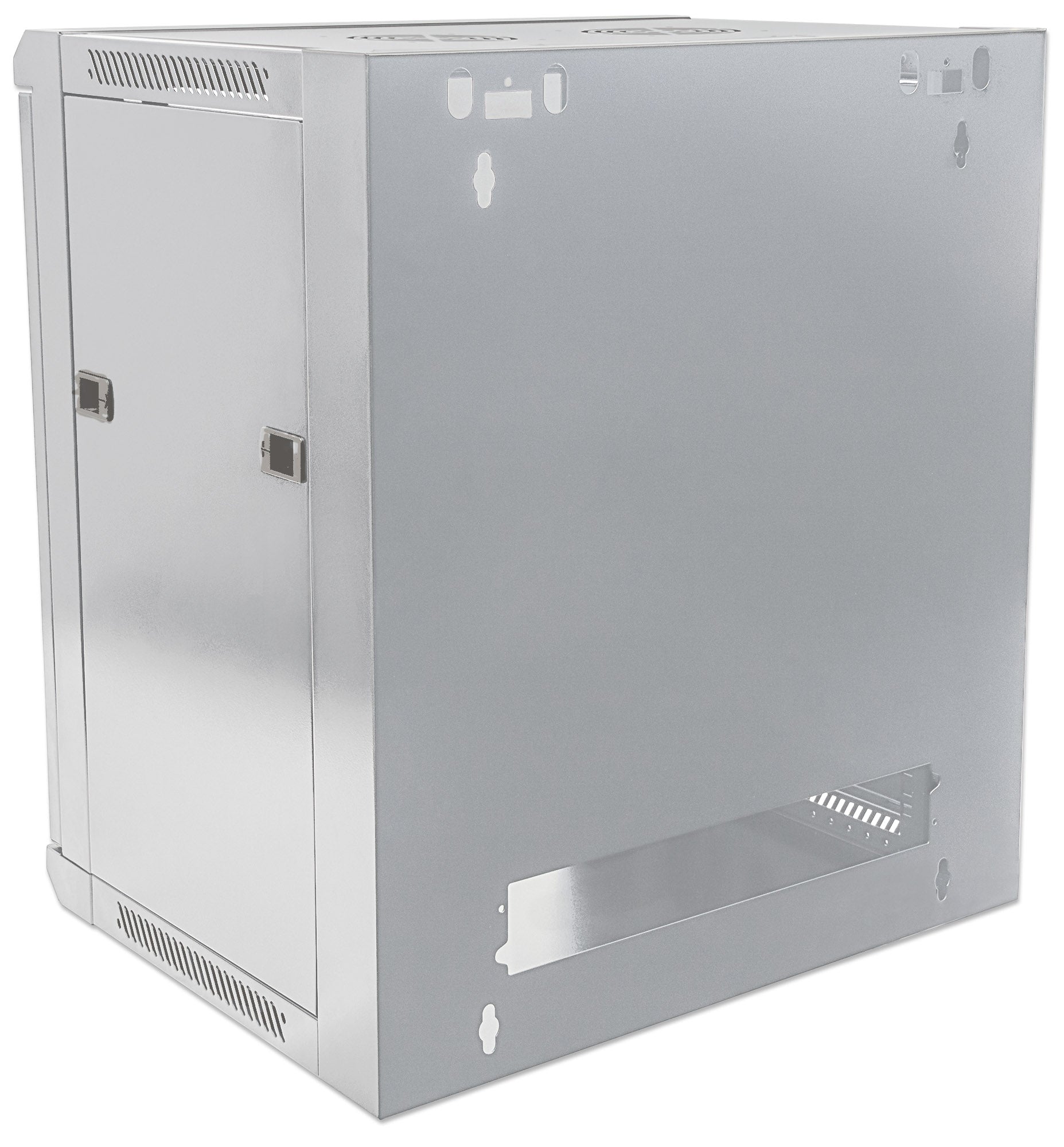 9U 19" Wall Mount Network Cabinet, Standard Line, 450 mm (17.7 in.) Depth, Gray Image 7