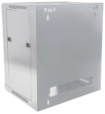 9U 19" Wall Mount Network Cabinet, Standard Line, 450 mm (17.7 in.) Depth, Gray Image 7