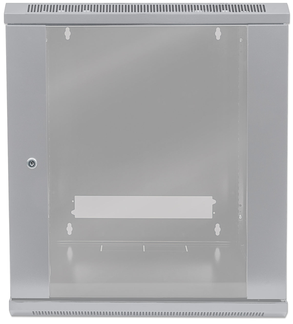 9U 19" Wall Mount Network Cabinet, Standard Line, 600 mm (23.6 in.) Depth, Gray Image 4