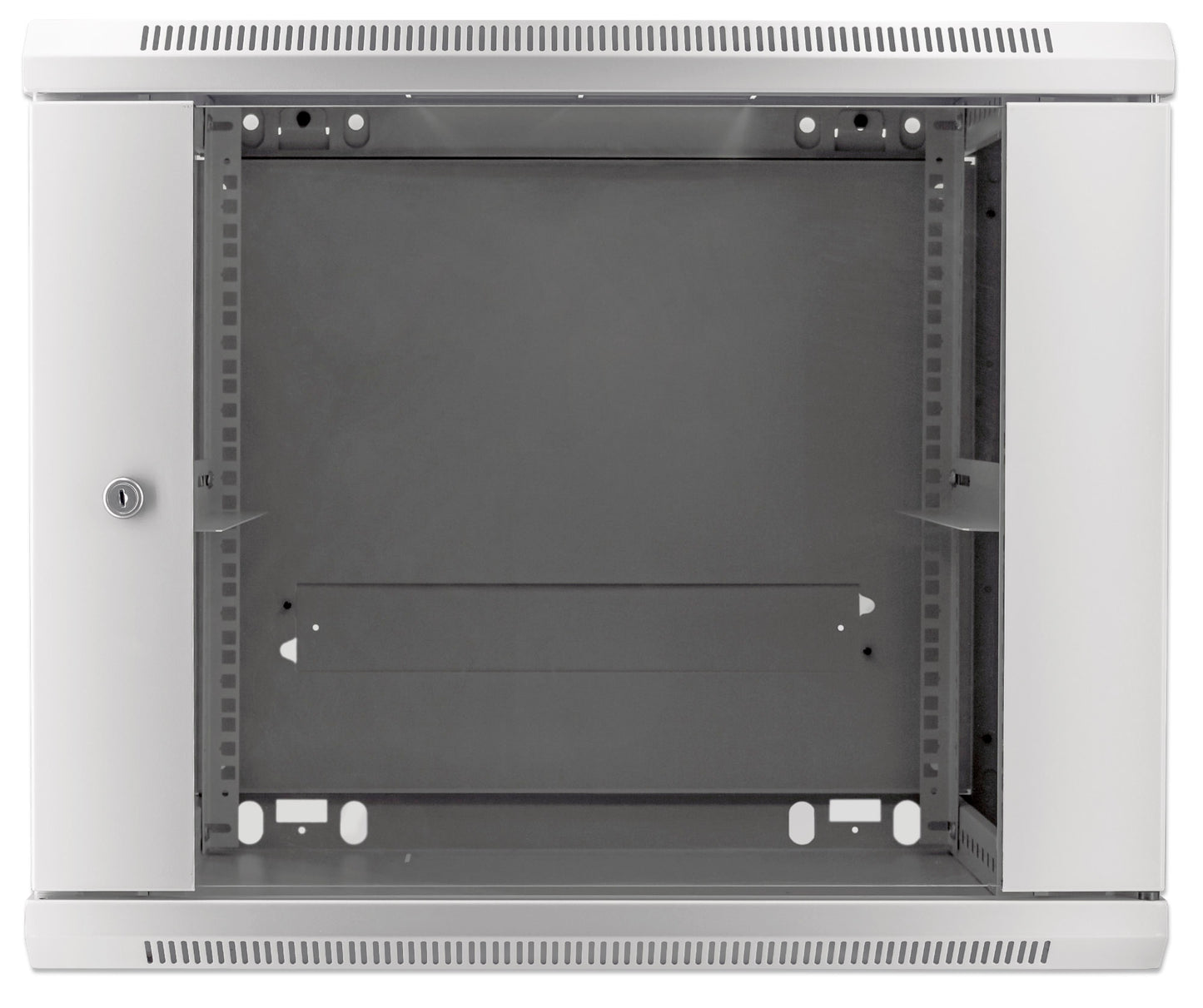 9U 19" Wall Mount Network Cabinet, Standard Line, 600 mm (23.6 in.) Depth, Gray Image 3