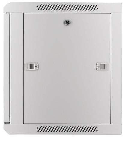 9U 19" Wall Mount Network Cabinet, Standard Line, 600 mm (23.6 in.) Depth, Gray Image 4