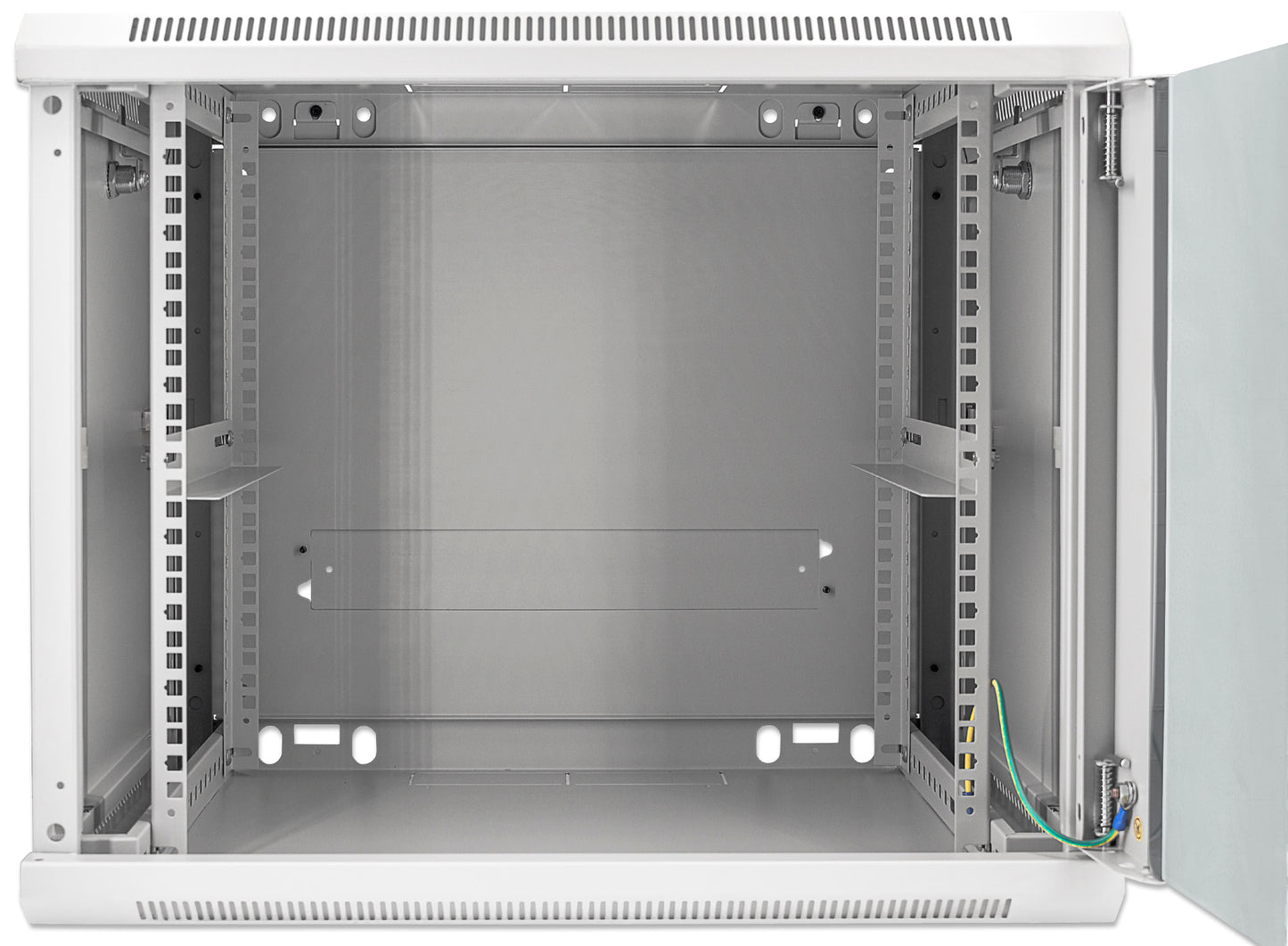 9U 19" Wall Mount Network Cabinet, Standard Line, 600 mm (23.6 in.) Depth, Gray Image 6