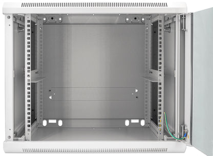 9U 19" Wall Mount Network Cabinet, Standard Line, 600 mm (23.6 in.) Depth, Gray Image 6